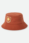 Unisex Sunny Days Packable Bucket Hat in the color Amber Terrain - Front Product Laydown Image