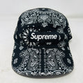 Supreme Bandana Camp Cap Black