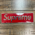 Supreme Box Logo Car Emblem Red