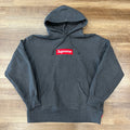 Supreme Box Logo Hooded Sweatshirt (FW21) Charcoal