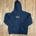Supreme Box Logo Hooded Sweatshirt (FW25) Navy