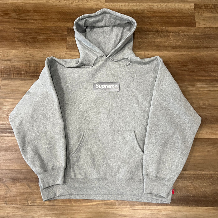 Supreme Box Logo Hooded Sweatshirt Sweatshirt (FW24) Heather Grey