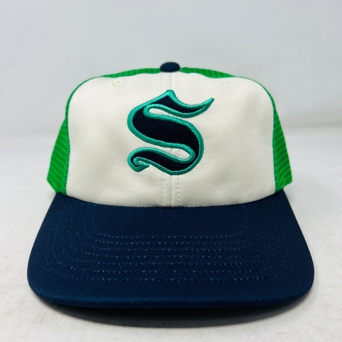 Supreme Contrast S Mesh Back 6-Panel Green