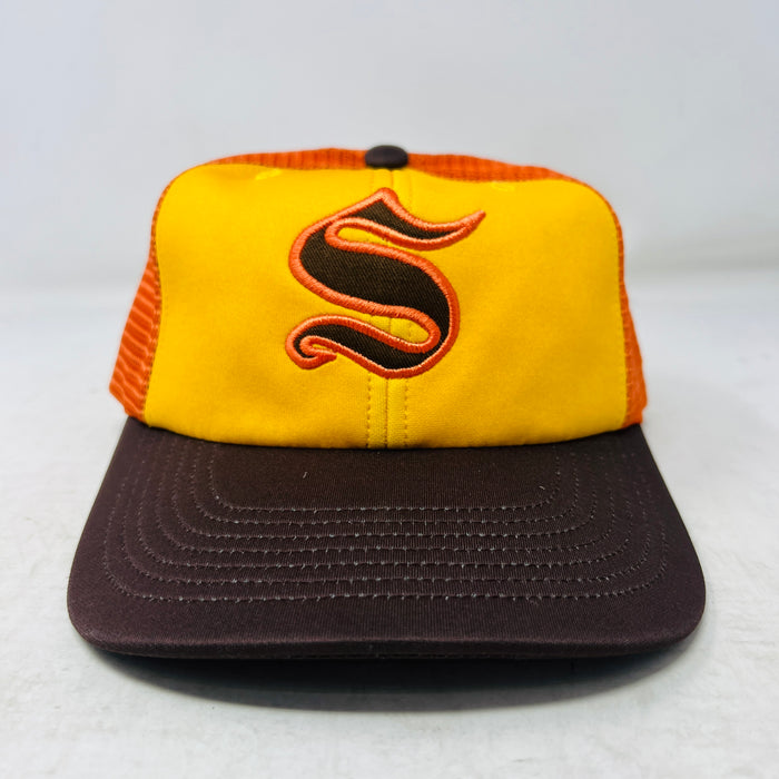 Supreme Contrast S Mesh Back 6-Panel Orange