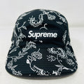 Supreme Floral Jacquard Camp Cap Black