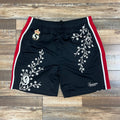 Supreme Floral Soccer Short Black