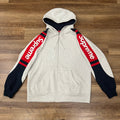 Supreme Hooded Track Zip Up Sweat Ash Grey