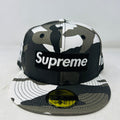Supreme MLB Teams Box Logo New Era 59Fifty Cap Snow Camo