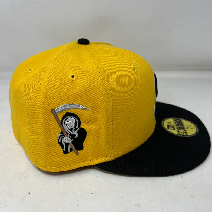 Supreme New Era Reaper S Logo 59Fifty Fitted Hat Yellow