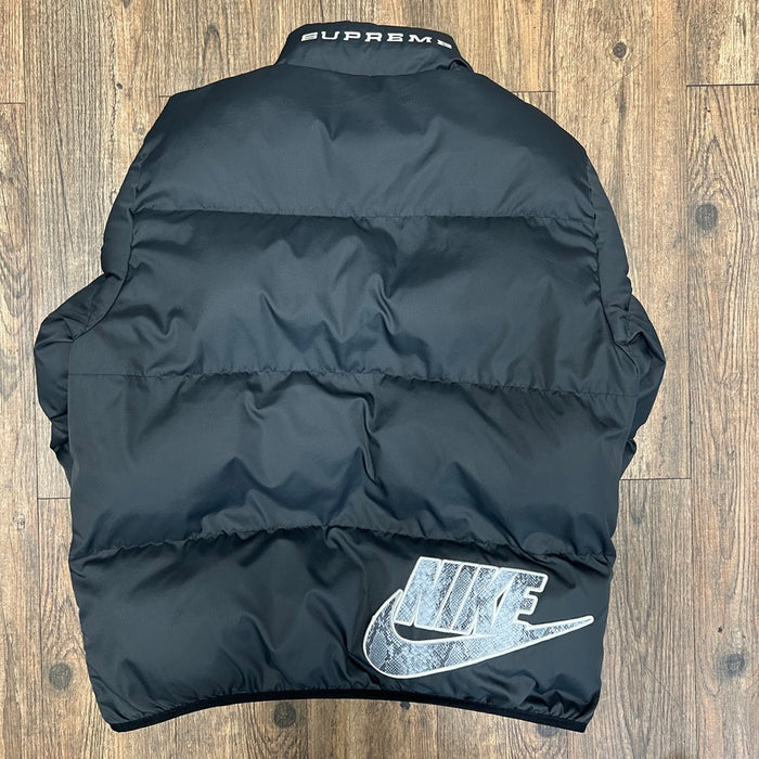 Supreme Nike Reversible Puffy Jacket Black