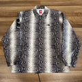 Supreme The North Face Snakeskin Taped Seam Coaches Jacket in black, size M, brand new condition.
