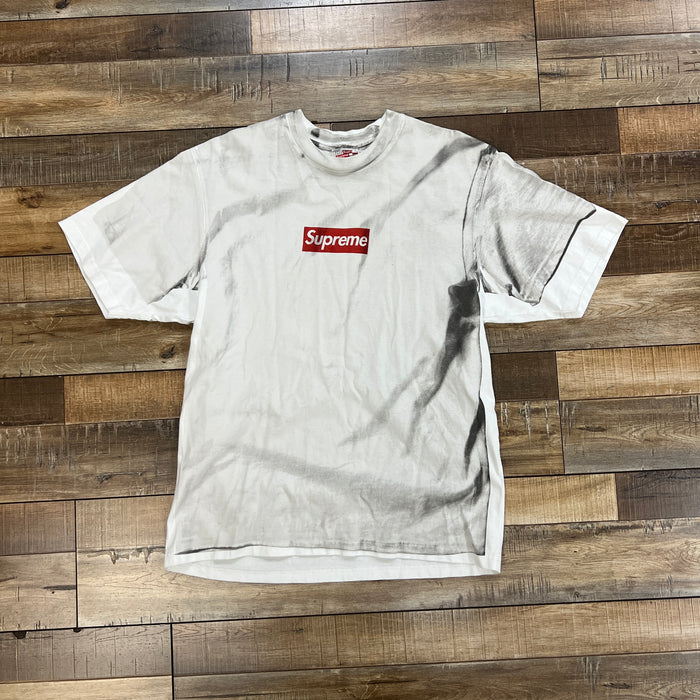 Supreme x MM6 Maison Margiela Box Logo Tee White