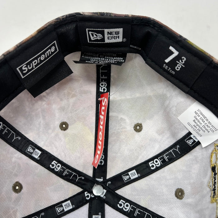Supreme x New Era Breast Cancer Awareness Box Logo Fitted Hat