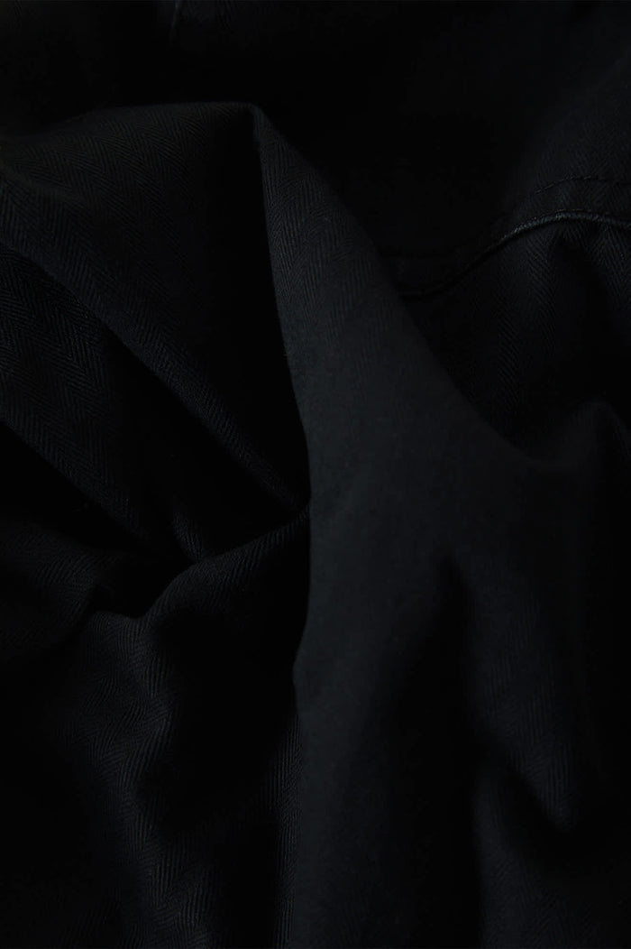 Men's Surplus Vintage Wash Herringbone Short in the color Washed Black - Additional Laydown image