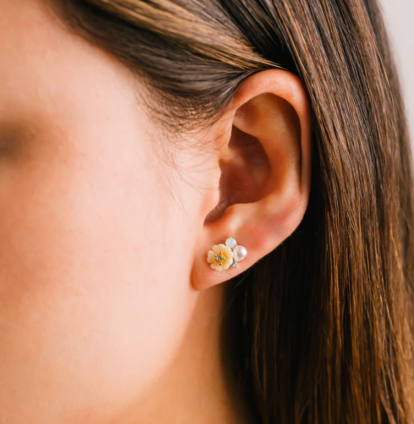 Sweet Pea Stud Earrings