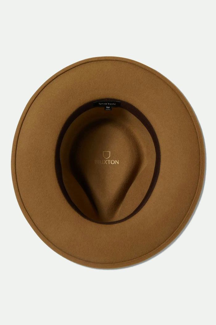 Unisex Swindle Convertabrim Fedora in the color Antique Bronze - Additional Laydown image