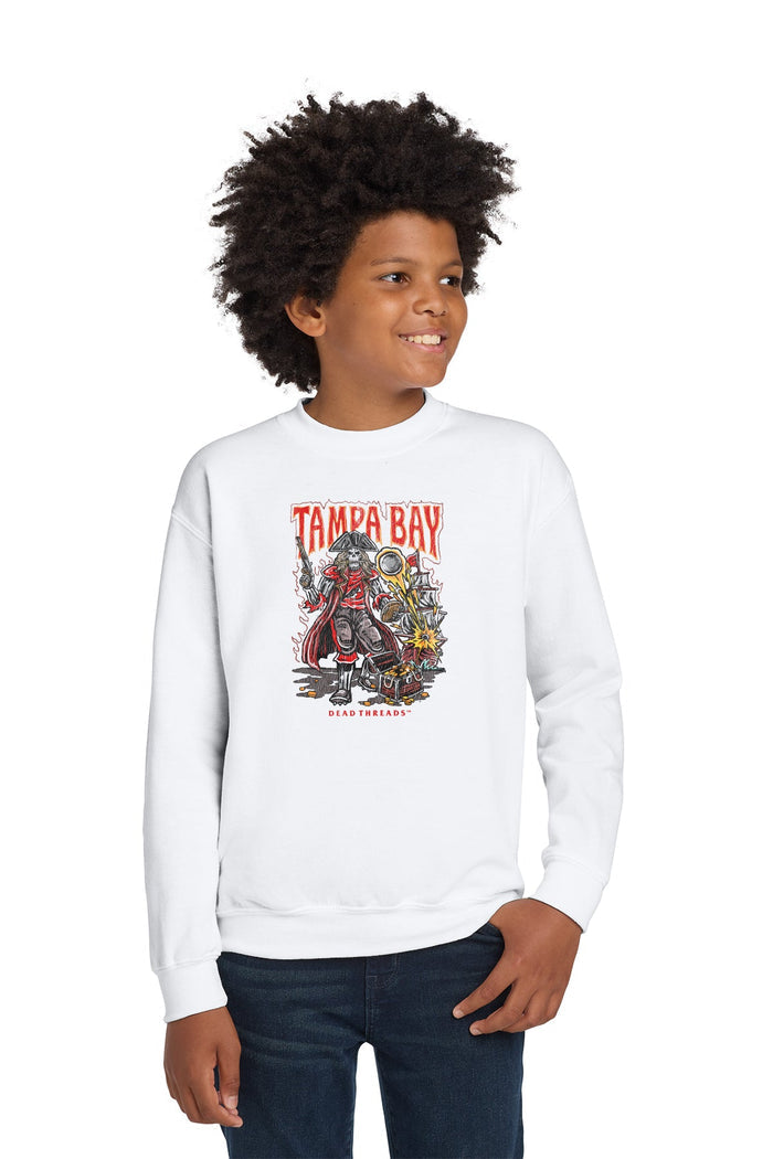 TAMPA BAY FOOTBALL KIDS CREWNECK SWEATSHIRT – Kids clothes – Dead Threads Apparel