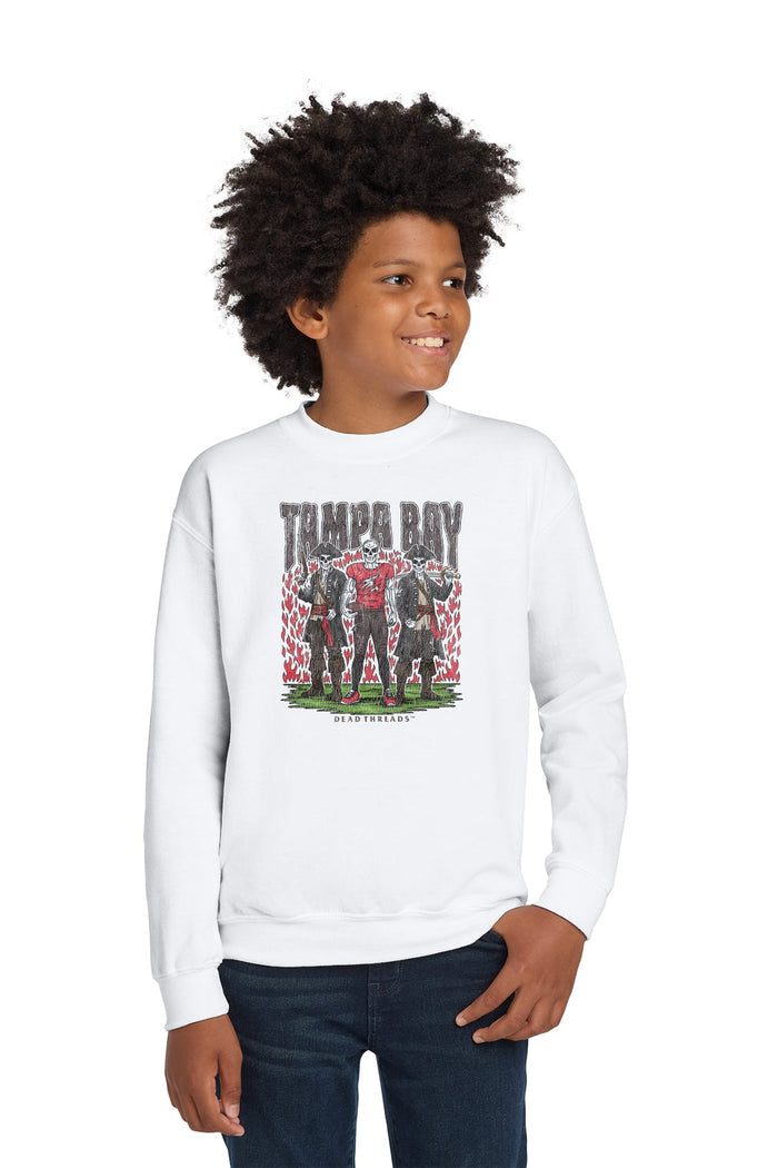 TAMPA BAY FOOTBALL v2 KIDS CREWNECK SWEATSHIRT – Kids clothes – Dead Threads Apparel