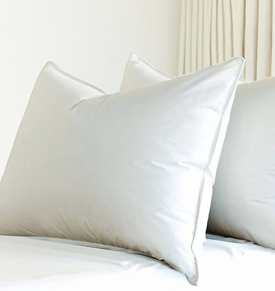 TENCEL Organic Cotton White Goose Down Pillow - Mattress Miracle Brantford