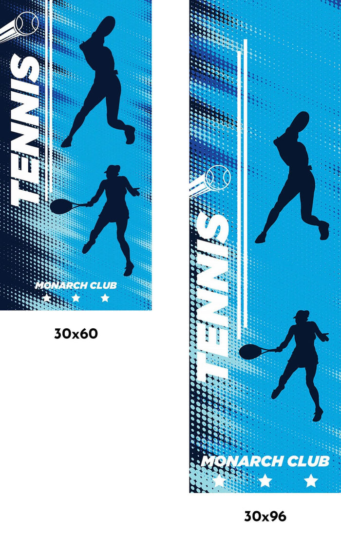 Tennis Single Vinyl Banner Dekra-Lite