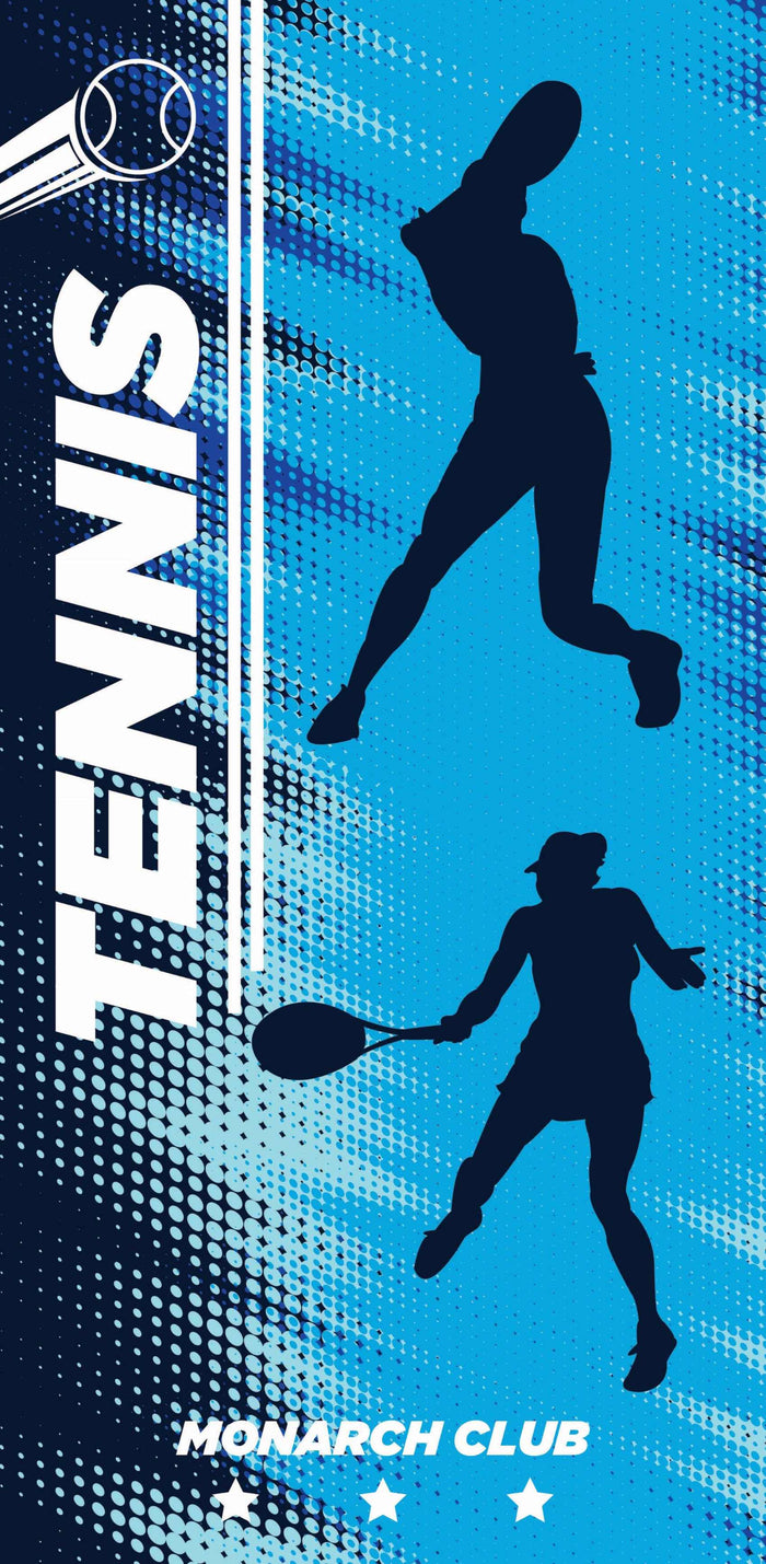 Tennis Single Vinyl Banner Dekra-Lite