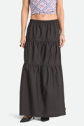Women's The Abigail Skirt in the color Black - Women's Front Fit Image