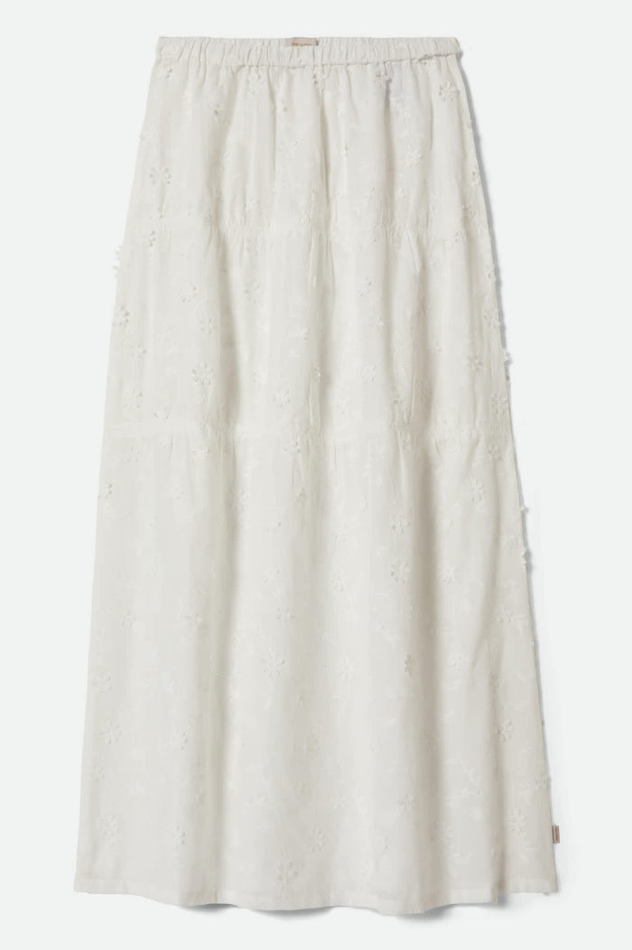 Women's The Abigail Skirt in the color Off White Floral - Front Product View