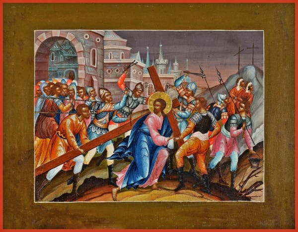 The Carrying Of The Cross To Golgotha - Icons