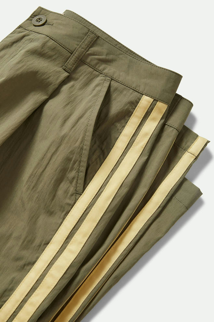 Women's The Jane Lightweight Wide Leg Pant in the color Olive Surplus - Additional Laydown image