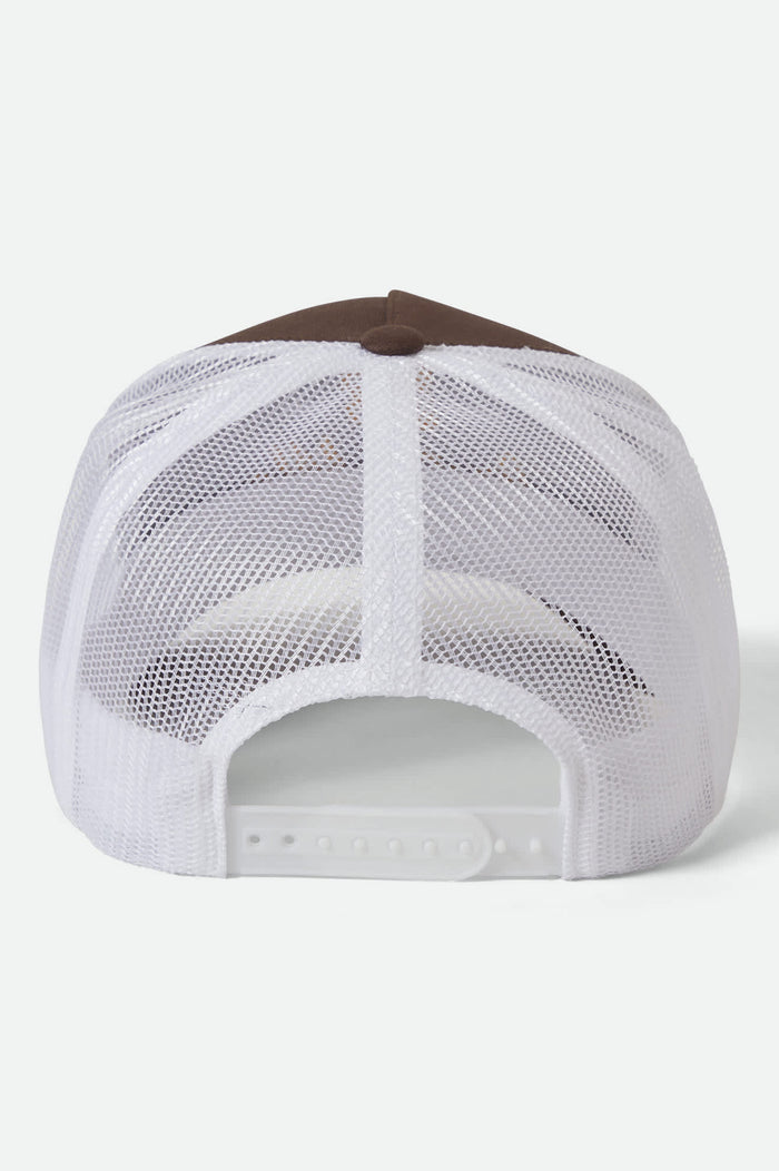 Tolman NetPlus Trucker Hat - Pinecone Brown/White