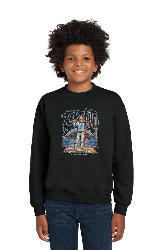 TORONTO BASEBALL KIDS CREWNECK SWEATSHIRT – Kids clothes – Dead Threads Apparel