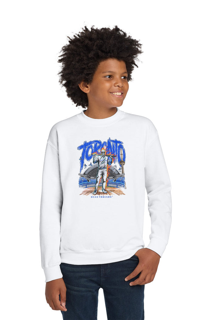 TORONTO BASEBALL KIDS CREWNECK SWEATSHIRT – Kids clothes – Dead Threads Apparel