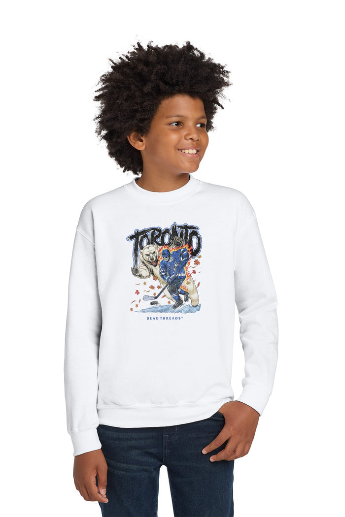 TORONTO HOCKEY KIDS CREWNECK SWEATSHIRT – Kids clothes – Dead Threads Apparel