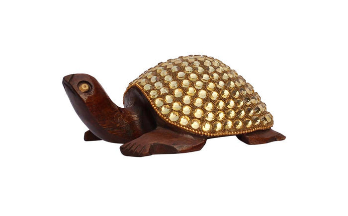 Tortoise with Gold Details
