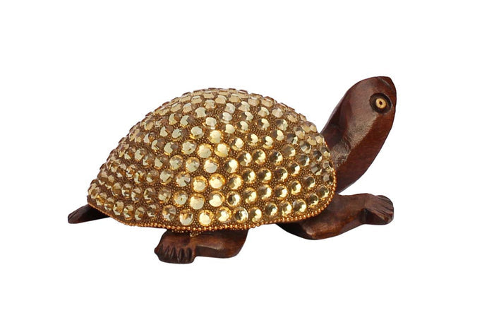 Tortoise with Gold Details