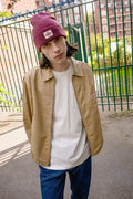 Unisex Trademark Beanie in the color Dark Brick - Men's Lifestyle 2.0