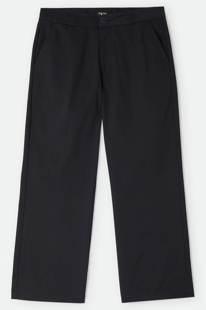 Men's Trademark Chino Pant in the color Black - Front Product Laydown Image