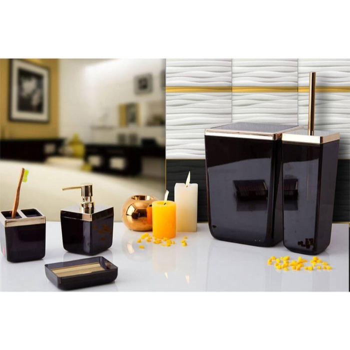 Primanova bathroom set contents and components flat lay