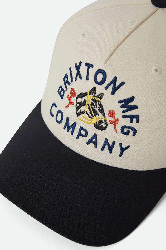 Unisex Trophy Horse NetPlus Snapback in the color Black/Off White - Additional Laydown image