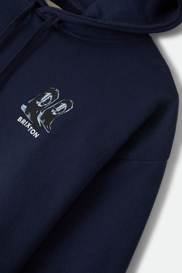 Women's Two Boots Women's Hood in the color Navy - Additional Laydown image
