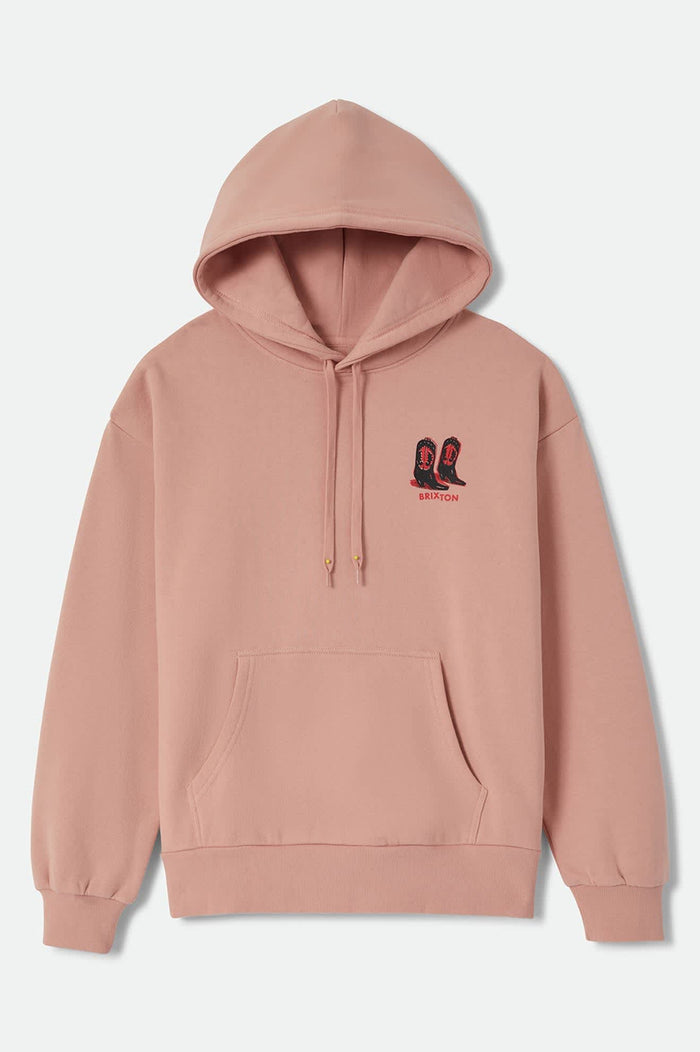 Women's Two Boots Women's Hood in the color Silver Pink - Front Product Laydown Image