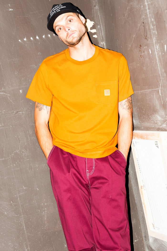 Union Heavyweight S/S Boxy Pocket T-Shirt - Rustic Caramel