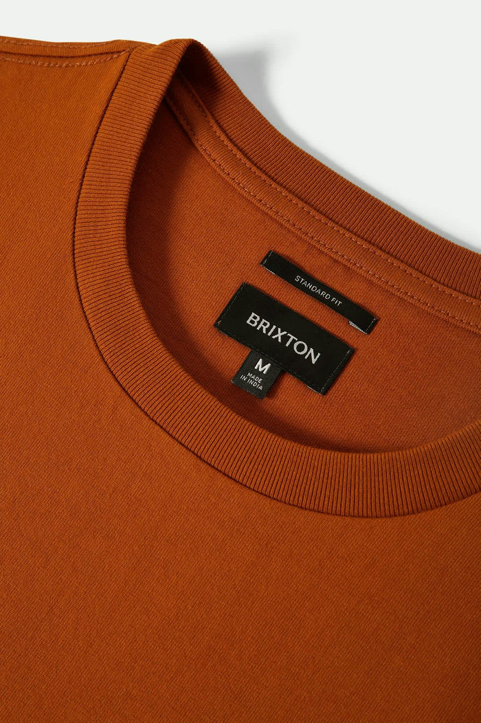 Men's Union Heavyweight S/S Boxy Pocket T-Shirt in the color Rustic Caramel - Additional Laydown image
