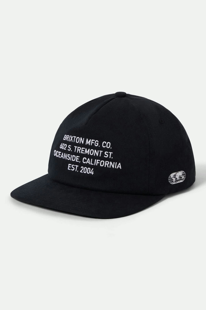 Unisex Union II Netplus Snapback in the color Black - Front Product View