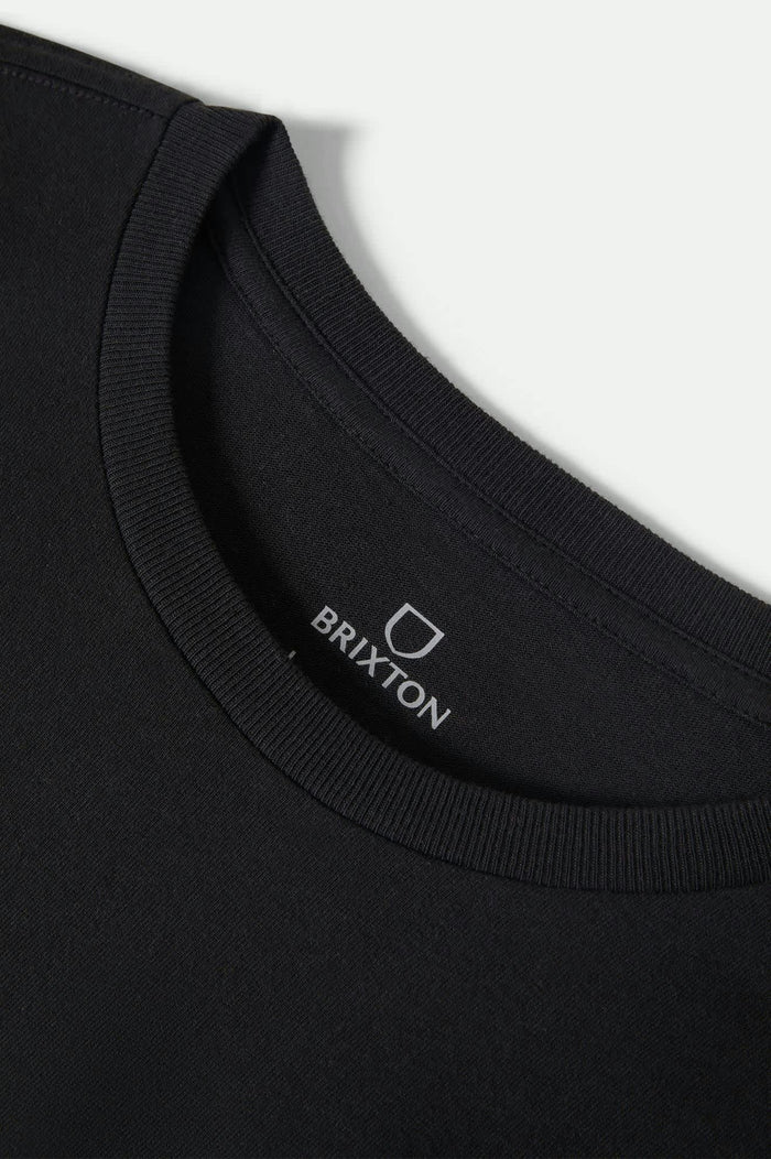 Men's Union L/S Standard T-Shirt in the color Black - Additional Laydown image
