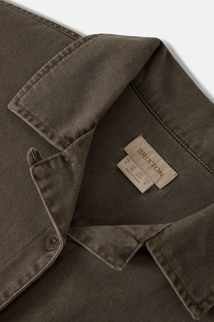 Women's Utopia Overshirt in the color Walnut Brown - Additional Laydown image