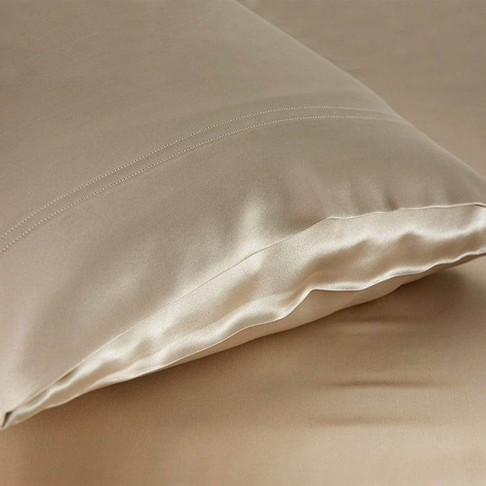 Valencia 100% Mulberry Silk Pillowcase 22mm, view 3 - Mattress Miracle Brantford