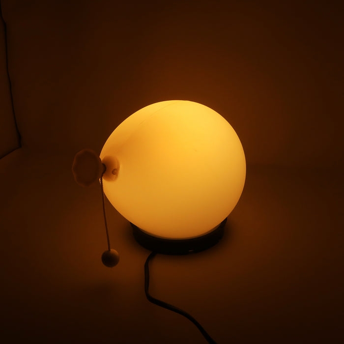 Vintage White Balloon Lamp by Yves Christin for Bilumen
