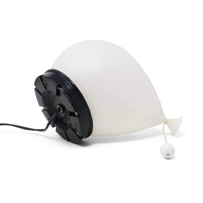 Vintage White Balloon Lamp by Yves Christin for Bilumen