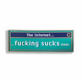 Supplies - Identification - Morale Patches - Violent Little "The Internet F#cking Sucks Now" PVC Morale Patch